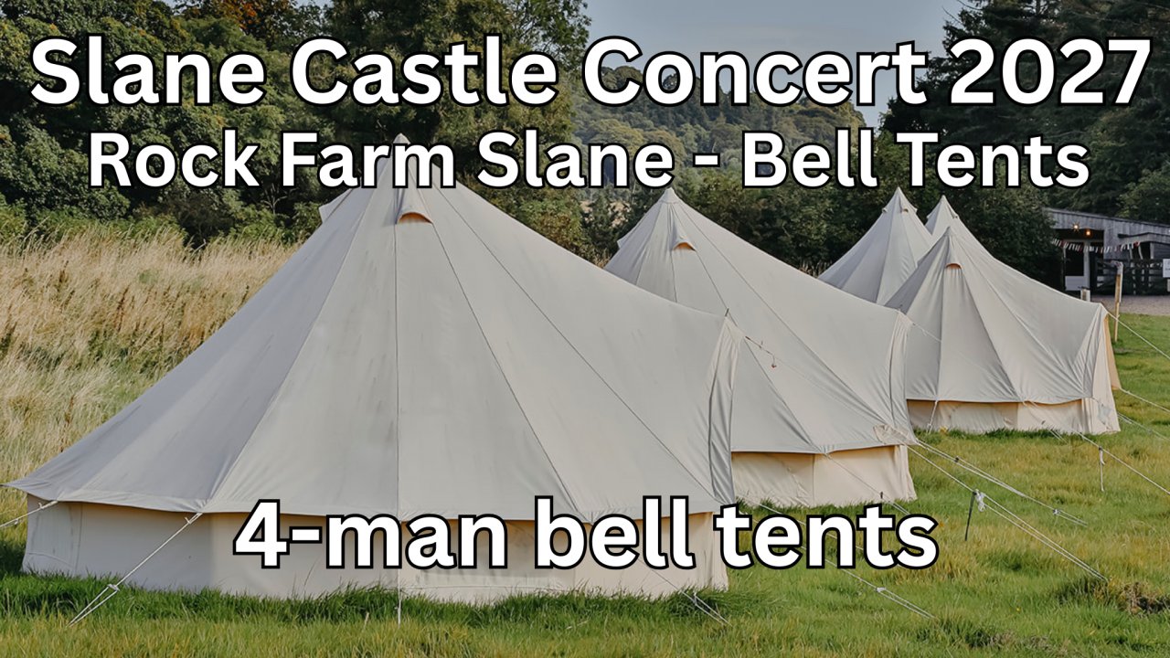 4 Person Bell Tent at Rock Farm Slane